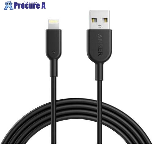 Anker ライトニングケーブル PowerLine II ライトニングケーブル 1.8m 黒いこと A8433012 135本 ■▼635-6543 【貨物輸送都度積もり書き】