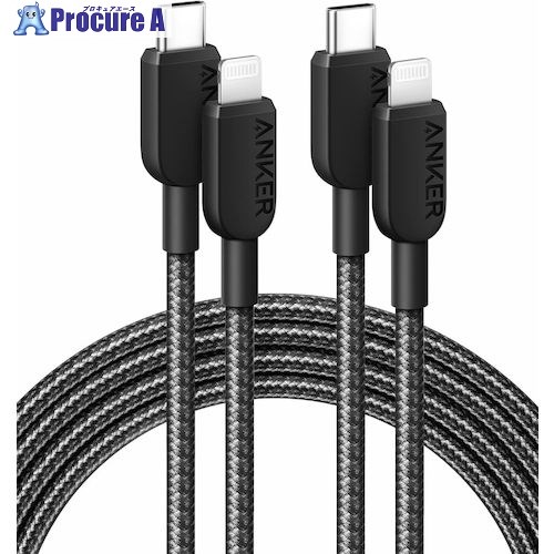 Anker USB有線テレビ 310 高耐久ナイロン USB-C ＆ 稲妻 有線テレビ 1.8m 2本書き割り B81A6011 80本 ■▼635-6552 【貨物輸送都度積もり書き】