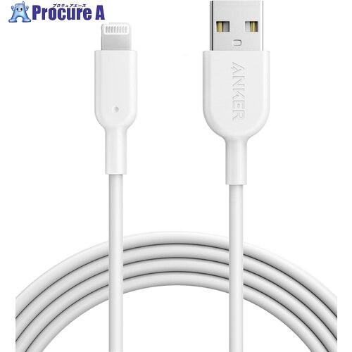 Anker ライトニングケーブル PowerLine II ライトニングケーブル 1.8m 白いこと A8433022 135本 ■▼635-6554 【貨物輸送都度積もり書き】