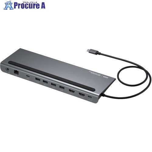 SANWA USB Type-Cドッキングステーション(4K対応・HDMI×2画面出力) USB-CVDK14 1個 ■▼705-6476 ※個人宅様送り不可 20,222円