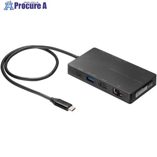 SANWA USB Type-C ドッキングステーション USB-DKM3BK 1個 ■▼705-6480 ※個人宅様送り不可