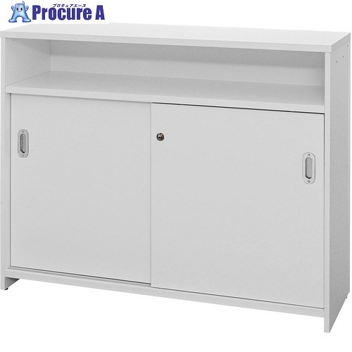 アールエフヤマカワ テンポ ハイカウンター 書庫型W1200×D394 ホワイト RFTHC-SH1239WH 1台 ■▼706-9587