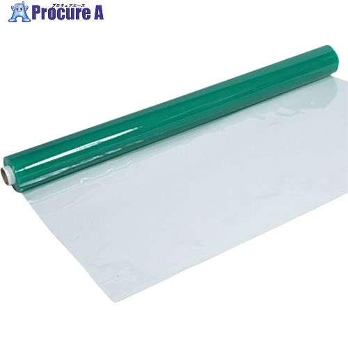 スワロン ハイパーカーテン ライトグリーン(防炎静電透明)0.3mm×1370mm×30m巻 HCG03137030A 1本 ■▼100-9468 【送料都度見積】