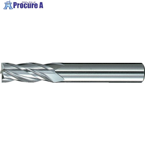 三菱K 4枚刃センタカット 超硬スクエアエンドミルミディアム刃長(M)8.5mm C4MCD0850 1本 ▼115-2670 ●SI517