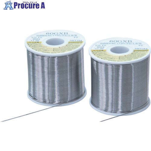 石川 60GXB(すず60％/鉛40％)-0.8mm-1kg 60GXB-08-1000-10 10巻 ■▼123-1604 【送料都度見積】