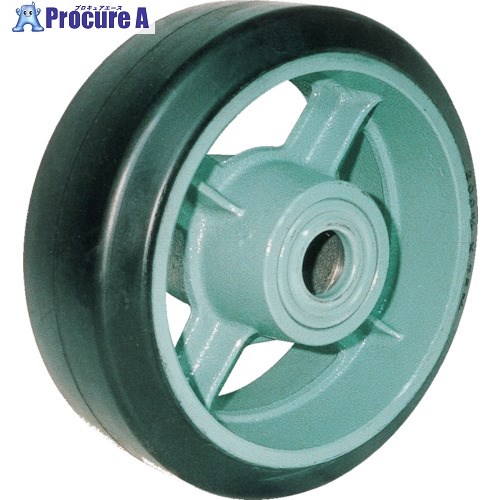 ヨドノ 鋳物重荷重用ゴム車輪ベアリング入 HB150X100 HB150X100 1個 ■▼131-3902 【送料都度見積】