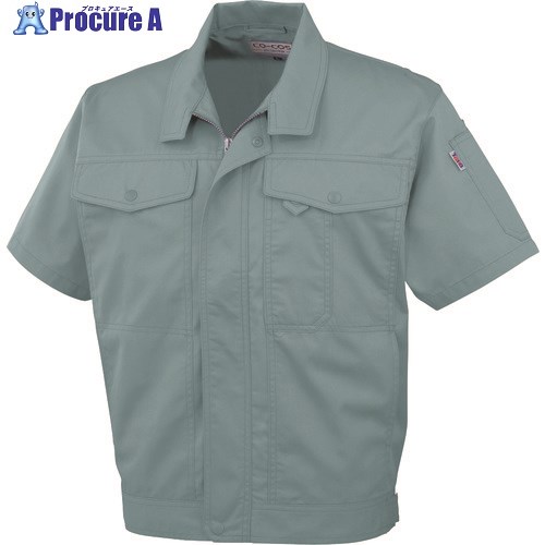 コーコス 半袖ブルゾンJ-560 6 Pブルー M J-560-6-M 1枚 ■▼135-7507 【送料都度見積】