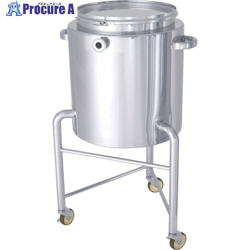 MONOVATE ステンレスホッパー型バンド式ジャケット容器脚付60L HT-CTL-J-L-43 1個 ■▼136-0419 ※車上渡し