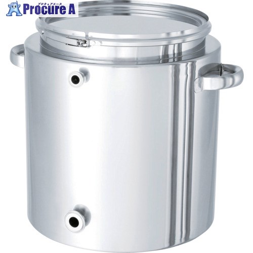 MONOVATE ステンレス片テーパー型バンド式ジャケット容器100L KTT-CTL-J-47H 1個 ■▼136-0472 ※車上渡し