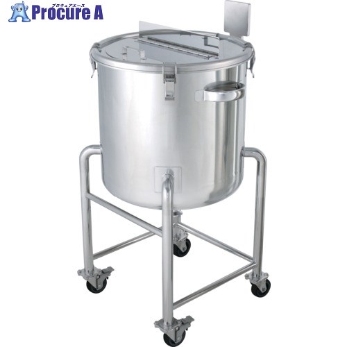 MONOVATE ステンレスタンク鏡板型攪拌機座付容器100L DTK-47H 1個 ■▼136-1997 ※車上渡し