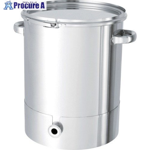 MONOVATE ステンレスタンク片テーパー型バンド式密閉式容器400L KTT-CTL-77 1個 ■▼136-2027 ※車上渡し