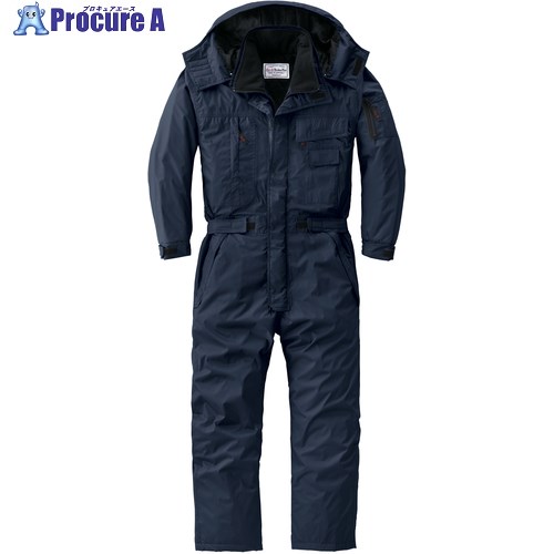 AUTO-BI AW(秋冬)モデル 防水防寒つなぎ服810-001ネイビーブルー-M 810-001-M 1着 ■▼136-9109 【送料都度見積】
