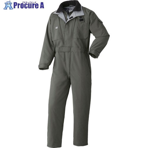 AUTO-BI AW(秋冬)モデル 防寒つなぎ服 ア-ミ-グリン LLサイズ 700-013-LL 1着 ■▼136-9168 【送料都度見積】
