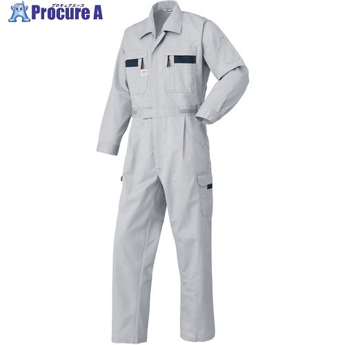 AUTO-BI SS(春夏)モデル つなぎ服8710-007グレー-L 8710-007-L 1着 ■▼136-9565 【送料都度見積】