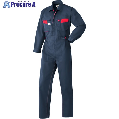 AUTO-BI AW(秋冬)モデル つなぎ服8300-001ネイビーブルー-5L 8300-001-5L 1着 ■▼136-9610 【送料都度見積】