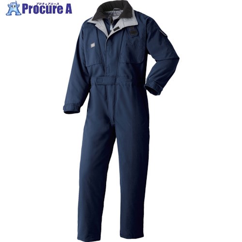 AUTO-BI AW(秋冬)モデル 防寒つなぎ服 ネイビ-ブル- Mサイズ 700-001-M 1着 ■▼136-9655 【送料都度見積】