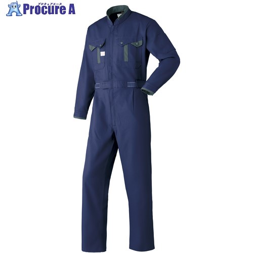 AUTO-BI AW(秋冬)モデル つなぎ服8400-001ネイビーブルー-3L 8400-001-3L 1着 ■▼137-0244 【送料都度見積】