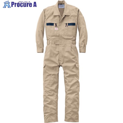 AUTO-BI AW(秋冬)モデル つなぎ服8700-011カーキ-4L 8700-011-4L 1着 ■▼137-0310 【送料都度見積】