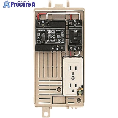 未来 屋外電力用仮設ボックス (漏電しゃ断器・分岐ブレーカ・コンセント内蔵) 1L-1CT 1個 ■▼139-7060 【送料都度見積】