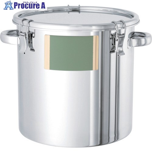 MONOVATE シール座付ステンレス密閉容器(クリップ式/NBR) 10L CTH-LZ-24/PNA 1個 ■▼146-9776