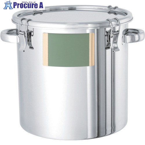 MONOVATE シール座付ステンレス密閉容器(クリップ式/PTFE) 45L CTH-LZ-PTFE-39 1個 ■▼146-9790