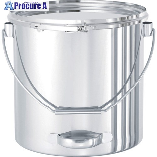 MONOVATE 吊り下げ式下部取っ手付密閉容器(バンド式/FKM) 15L CTLBD-27/PFL 1個 ■▼147-4498