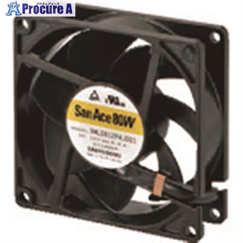 SanAce 防水ファン(80×25mm DC24V パルスセンサ付き) 9WP0824H401 1台 ■▼148-8424 【送料都度見積】