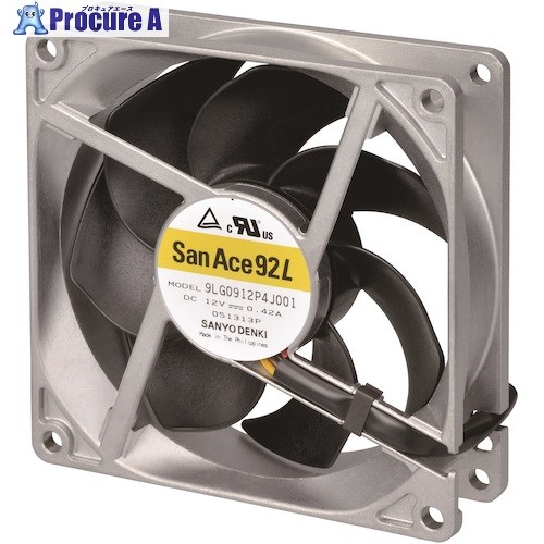 SanAce 長寿命ファン(92×25mm DC24V センサ無) 9LG0924H4002 1台 ■▼158-6711 【送料都度見積】