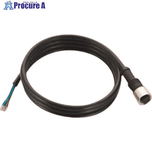 MOXA M12(5ピン)A-coded 電源ケーブル 1m CBL-M12(FF5P)/OPEN-100 IP67 1本 ■▼168-5170 【送料都度見積】