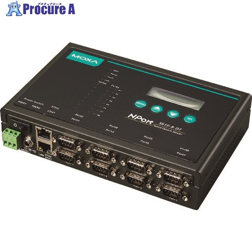 MOXA NPORT 5610-8-DT NPORT 5610-8-DT 1個 ■▼168-5242 【送料都度見積】
