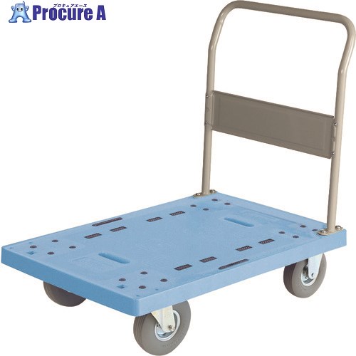 金沢 大型樹脂台車 ハンドル固定式 ノーパンククッションタイヤ付 NP-302SL 1台 ■▼177-0205 【送料都度見積】