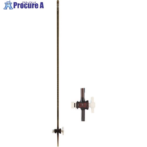 TGK ビュレット PTFEコック付 茶色 25mL 371-17-53-64 1本 ■▼183-4156 【送料都度見積】