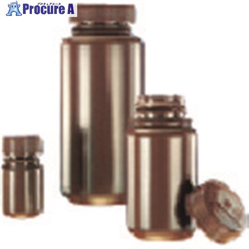 TGK 広口褐色サンプル瓶 HDPE 125mL 72入 656-17-40-61 1袋 ■▼184-4041 【送料都度見積】