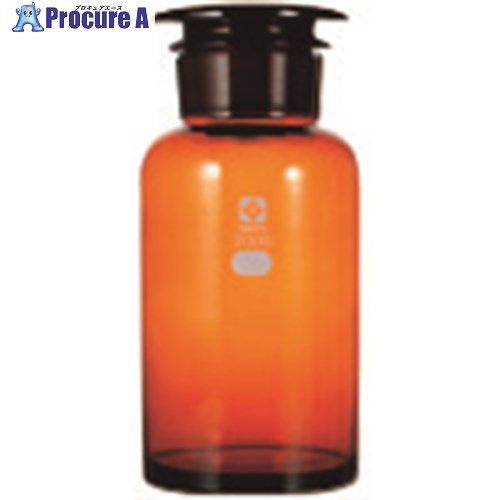 TGK 共通広口試薬びん 茶 500mL 371-05-06-05 1本 ■▼185-1417 【送料都度見積】