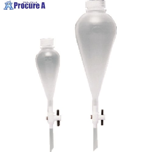 TGK 分液ロート スキーブ形 PP 1L 656-09-44-04 1個 ■▼185-6516 【送料都度見積】