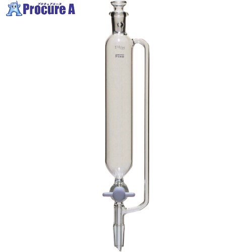 TGK 透明摺合円筒分液ロート平栓側管100mL15-15 079-13-74-13 1個 ■▼189-8659 【送料都度見積】