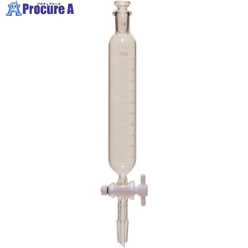 TGK 透明摺合円筒分液ロート平栓目盛100mL15-15 079-13-74-02 1個 ■▼190-5003 【送料都度見積】