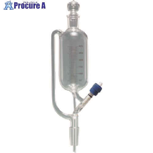 TGK 分液ロート 平衡 透明摺 1000mL 目盛付 000-09-58-77 1個 ■▼190-7904 【送料都度見積】