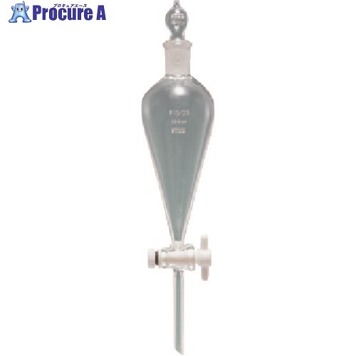 TGK F共通スキーブ分液ロート球栓コック付20mL15/25 000-09-57-11 1本 ■▼191-1141 【送料都度見積】