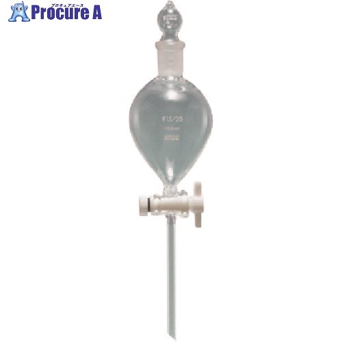 TGK F共通球型分液ロート球栓コック付き300mL24/40 000-09-55-14 1個 ■▼191-2659 【送料都度見積】