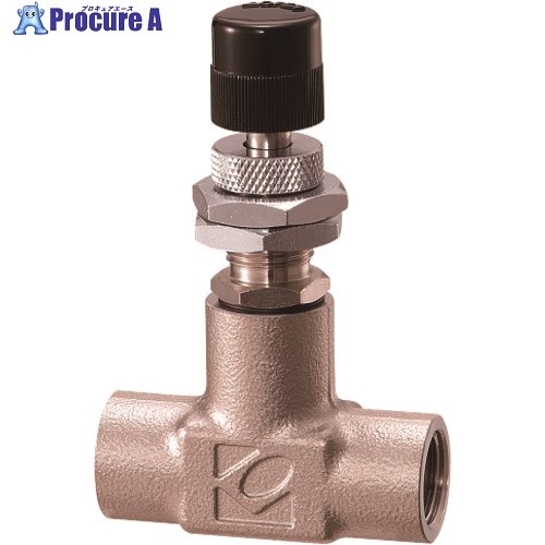 KOFLOC 精密ニードルバルブ MODEL 2412 SERIES 2412-T-SS-1/4-O2-0.1MPA-500ML/MIN 1式 ■▼203-0626 【送料都度見積】 20,633円