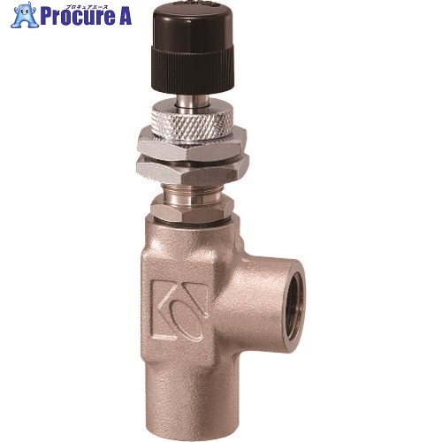 KOFLOC 精密ニードルバルブ MODEL 2412 SERIES 2412-L-B-1/4-HE-0.1MPA-1L/MIN 1式 ■▼203-0716 【送料都度見積】