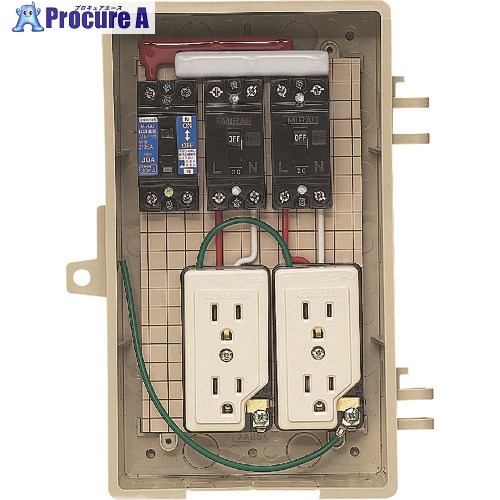 未来 屋外電力用仮設ボックス C2A-2CT 1個 ■▼204-9324 【送料都度見積】