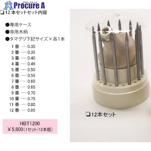 アルゴファイル タマグリ12本セット HBT1200 1S ■▼204-9399 【送料都度見積】
