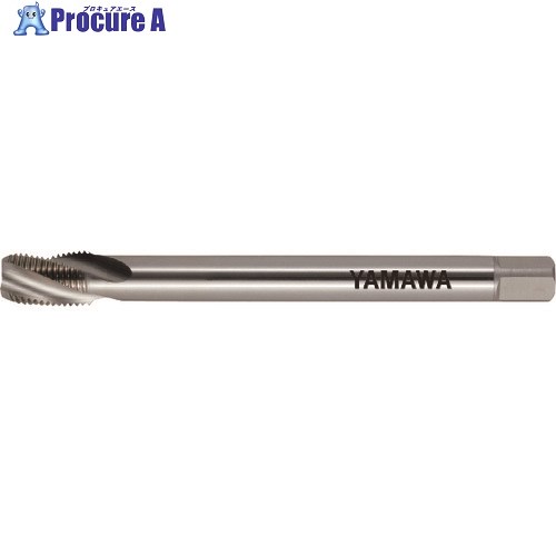 ヤマワ ロングシャンク管用テーパねじ用スパイラルタップ短ねじ形 LS-SP-S-PT L100 1/8-28 LS-SP-S-PT-100-1/8-28 1本 ▼215-2145 ●MA515