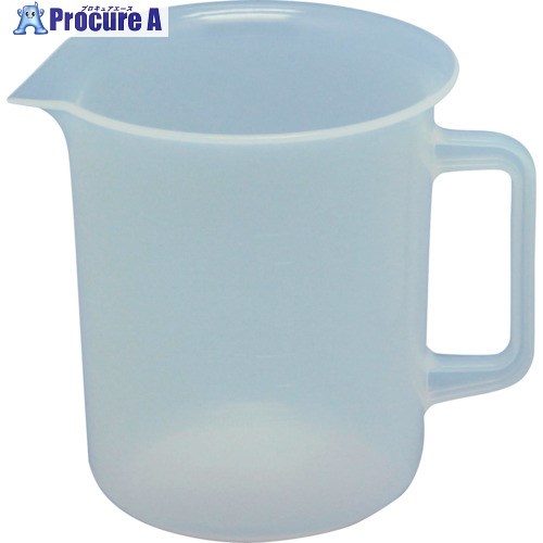 蝶プラ PFA手付きビーカー 500ml 870393 1個 ■▼253-1174 【送料都度見積】