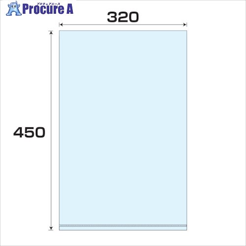 グリーンクロス ポリプロピレン袋(PP)厚み0.03 500枚 幅320x長さ450mm 6300007973 1S ■▼256-3096 ※個人宅様送り不可