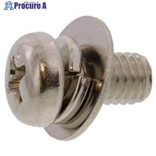 SUNCO 組込みねじ ピタック(＋)ナベP＝3(鉄(または標準)・ニッケル) M5×8(800本入) 10-00-P003-0050-0080-05 1箱 ■▼258-7997 【送料都度見積】