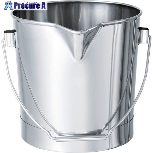 MONOVATE ステンレスバケツ 15L BA-15 1個 ▼310-6721