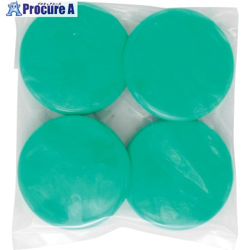 mitsuya カラーMG40MM 緑4個入 M34746 CM40-4P-GR 100袋 ■▼356-3222 【送料都度見積】